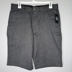Volcom True to This VMONTY‎ 22 Stretch Solid Color Men's Shorts NWT